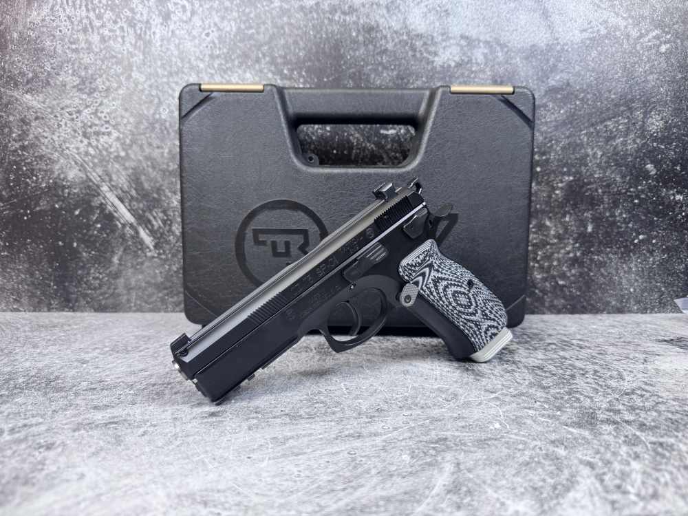 CZ 75 SP-01 Cajun Gun Works Upgrade 4.7'' 9MM 10+1 No Reserve-img-0