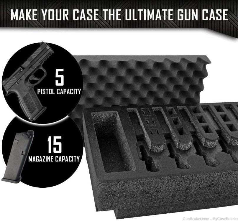 5 Pistol 15 Magazine Insert for Apache 5800 (FOAM ONLY)-img-3