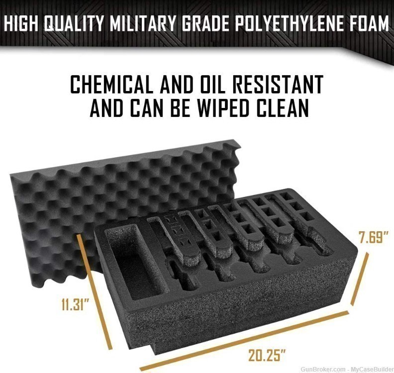 5 Pistol 15 Magazine Insert for Apache 5800 (FOAM ONLY)-img-1