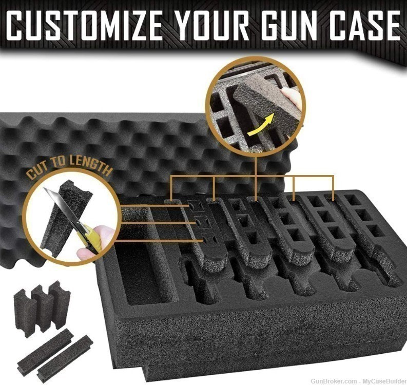5 Pistol 15 Magazine Insert for Apache 5800 (FOAM ONLY)-img-2