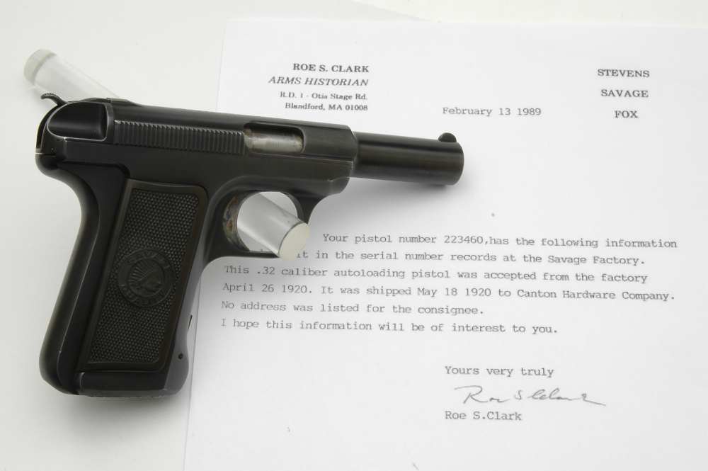 Savage Model 1907 .32 acp. 1920 mfg. Ex! w/Historical Letter 10 Shots Quick-img-20