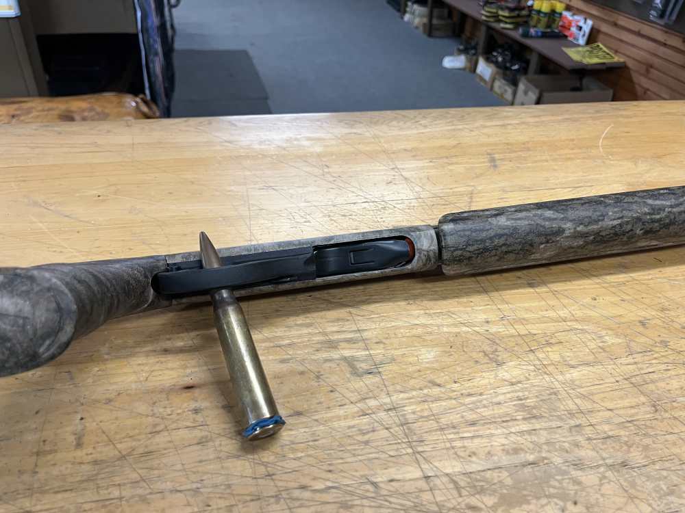 Remington 870 Super Mag Thumbhole Stock Bottomlands Camo -img-10