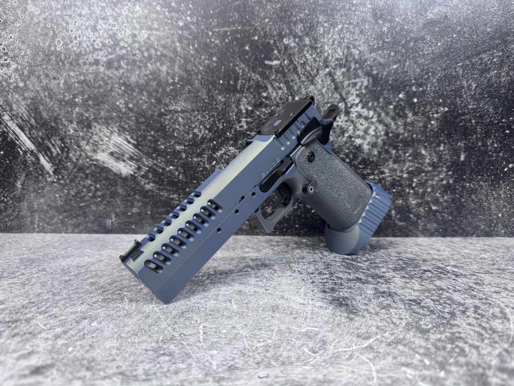 BUL Armory SAS II BLAZE (2026) 9MM 5'' Blue Cerakote 3 Mags No Reserve-img-0