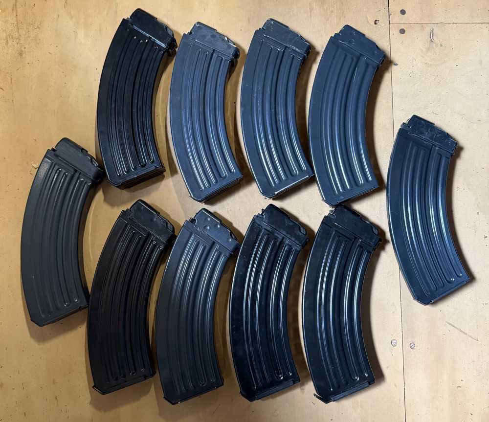 Great original Vz 58 rifle magazine (5) 30 rounds Czech -img-1