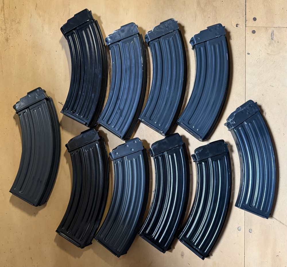 Great original Vz 58 rifle magazine (5) 30 rounds Czech -img-0