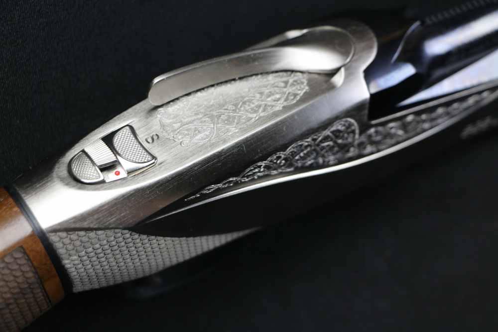 Benelli 828U Shotgun 10706, 12 Ga, 30", 3" Chmbr, Nickel-Plated, NIB-img-6