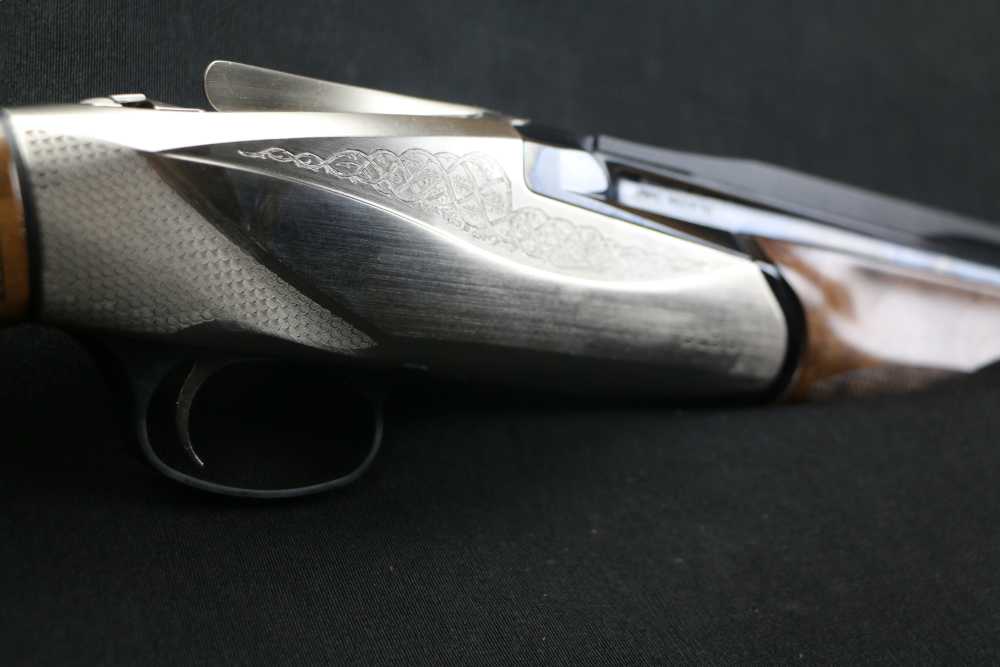 Benelli 828U Shotgun 10706, 12 Ga, 30", 3" Chmbr, Nickel-Plated, NIB-img-5