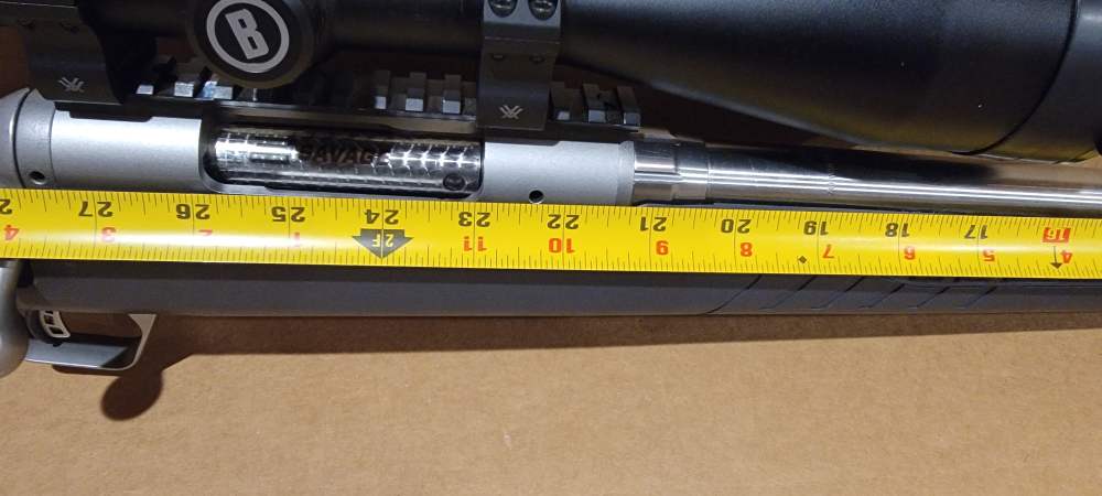Savage 110 Storm 243 Win 22" Criterion Stainless Barrel Bushnell ENGAGE -img-1