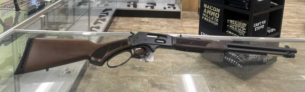 NEW HENRY H10 PROVIDER 45-70 GOVT 5+1 20" BLUED WALNUT H010PG-4570-img-0
