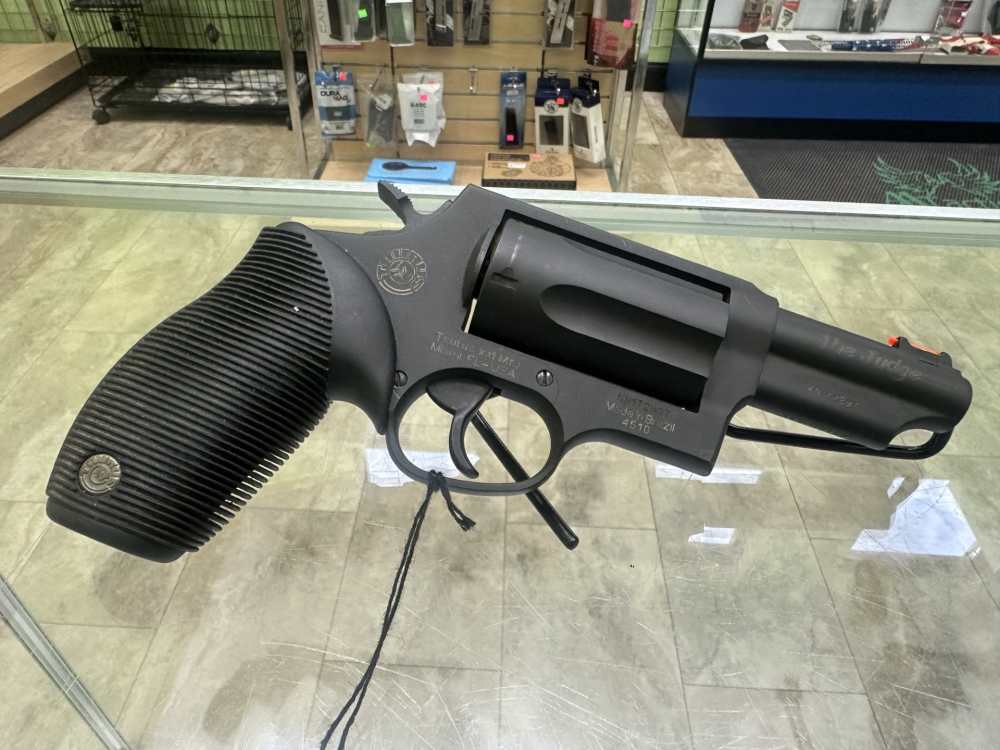 USED TAURUS JUDGE 410 45 LC 5 ROUND BLACK -img-0