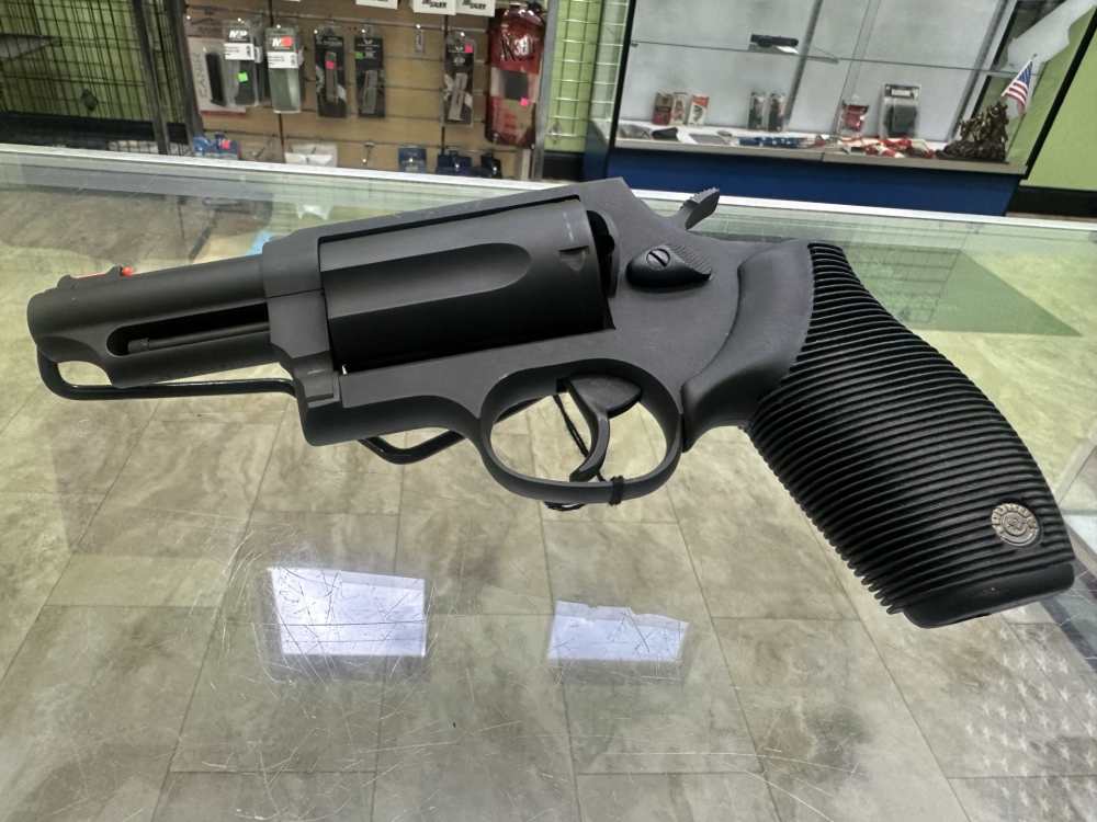 USED TAURUS JUDGE 410 45 LC 5 ROUND BLACK -img-1