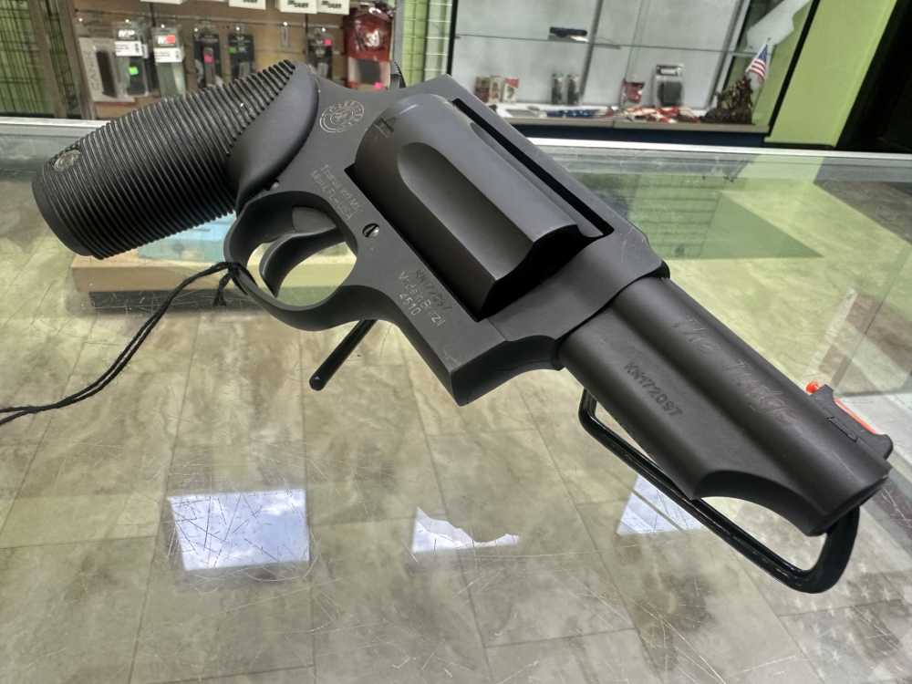 USED TAURUS JUDGE 410 45 LC 5 ROUND BLACK -img-3