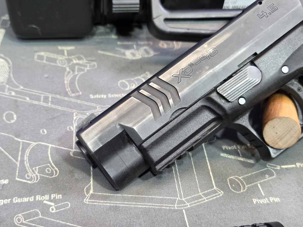 Springfield XDm-40 4.5 .40 S&W Semi-Auto Pistol LE Trade-In-img-1