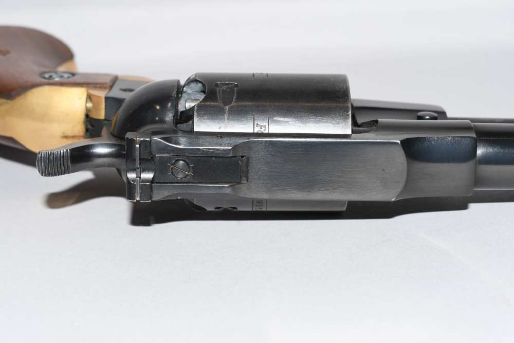Brass Frame Ruger Old Army 45 Cal Black Powder Revolver W Factory Letter-img-11