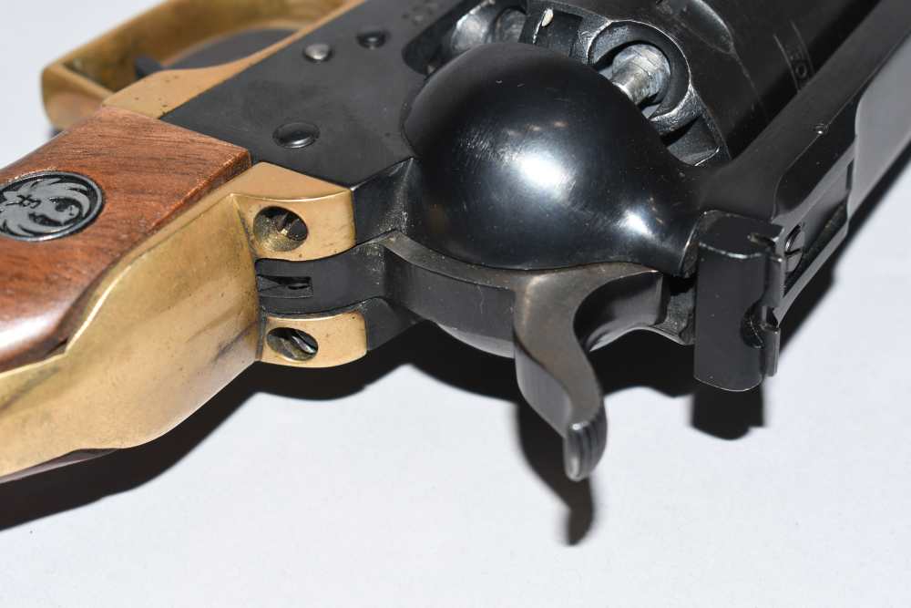 Brass Frame Ruger Old Army 45 Cal Black Powder Revolver W Factory Letter-img-13