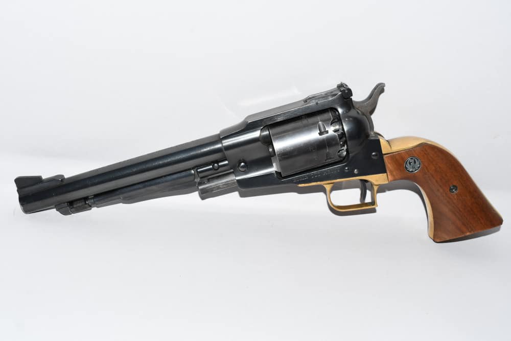 Brass Frame Ruger Old Army 45 Cal Black Powder Revolver W Factory Letter-img-6