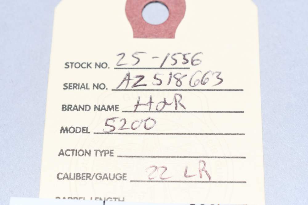 Harrington & Richardson H&R 5200 Bolt Action Rifle 22 LR 28" HB RH-img-1