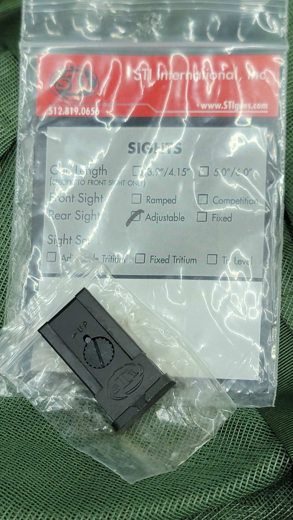 Staccato (STI International) 1911 / 2022 Adjustable Rear Sight-img-0