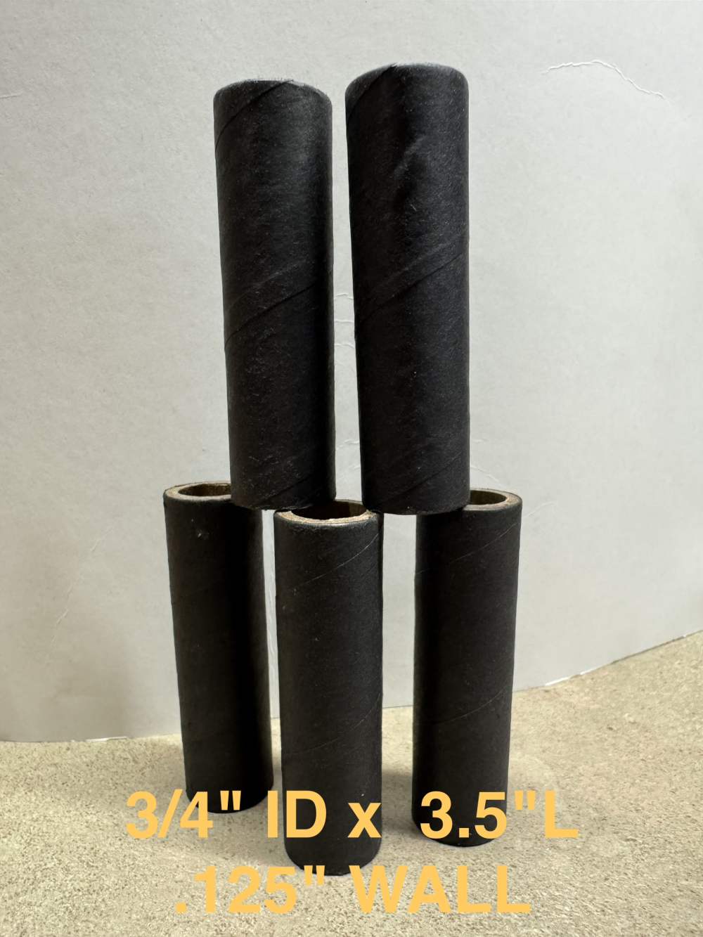 3/4" i'd x 1"od x 3.5"L cardboard tubes -thick wall 1250", 26.5 mm reload -img-2