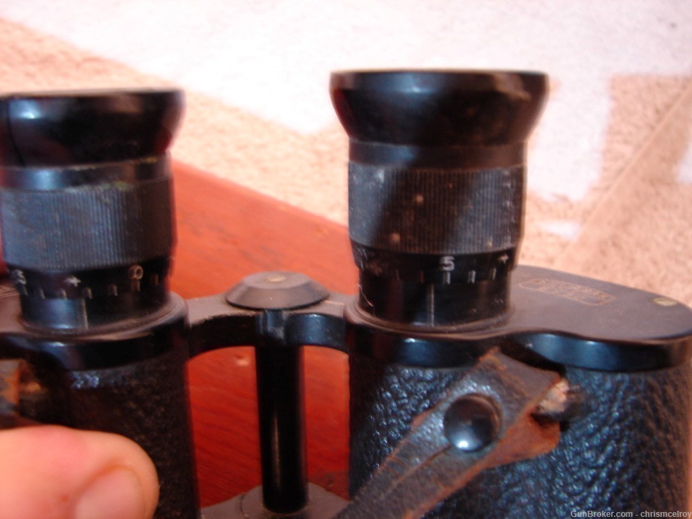 CARL ZEISS BINOCULARS MARKED SILVAMAR 6X30 NICE SHAPE OLD GOOD OPTICS-img-9