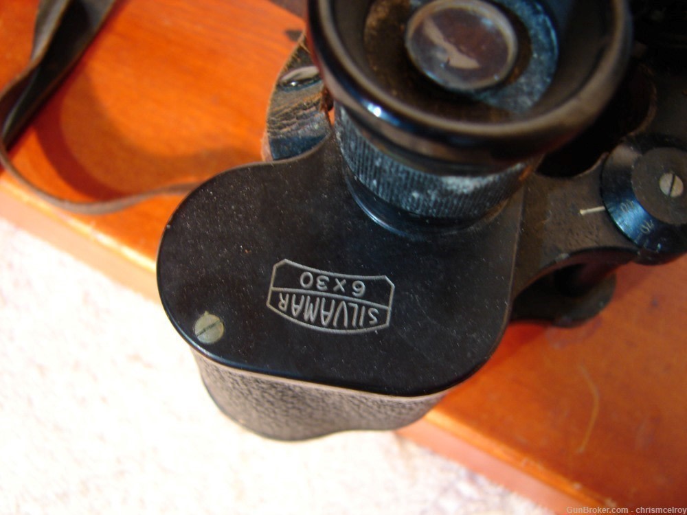 CARL ZEISS BINOCULARS MARKED SILVAMAR 6X30 NICE SHAPE OLD GOOD OPTICS-img-5