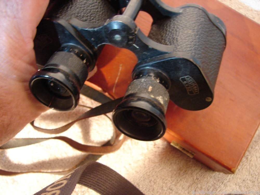 CARL ZEISS BINOCULARS MARKED SILVAMAR 6X30 NICE SHAPE OLD GOOD OPTICS-img-13