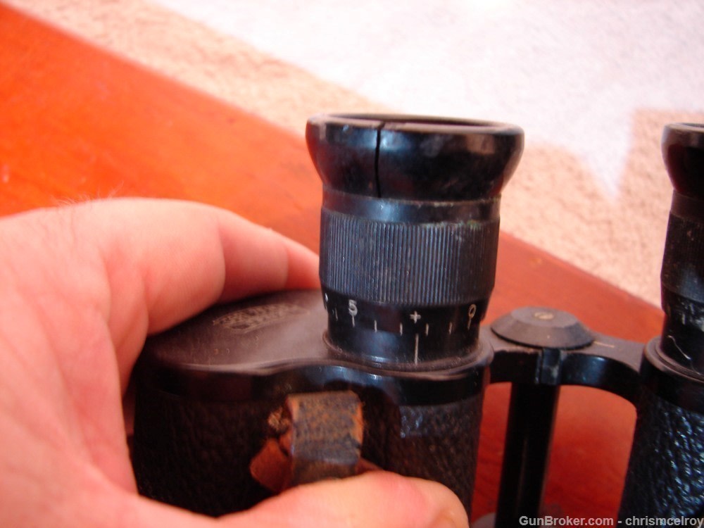 CARL ZEISS BINOCULARS MARKED SILVAMAR 6X30 NICE SHAPE OLD GOOD OPTICS-img-11
