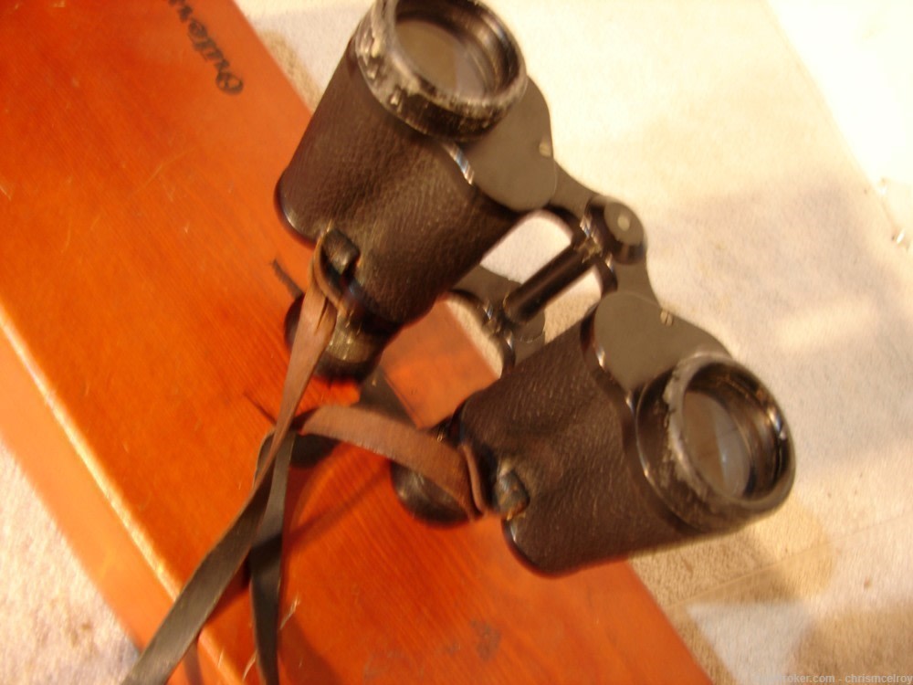 CARL ZEISS BINOCULARS MARKED SILVAMAR 6X30 NICE SHAPE OLD GOOD OPTICS-img-2
