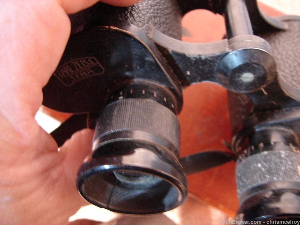 CARL ZEISS BINOCULARS MARKED SILVAMAR 6X30 NICE SHAPE OLD GOOD OPTICS-img-12