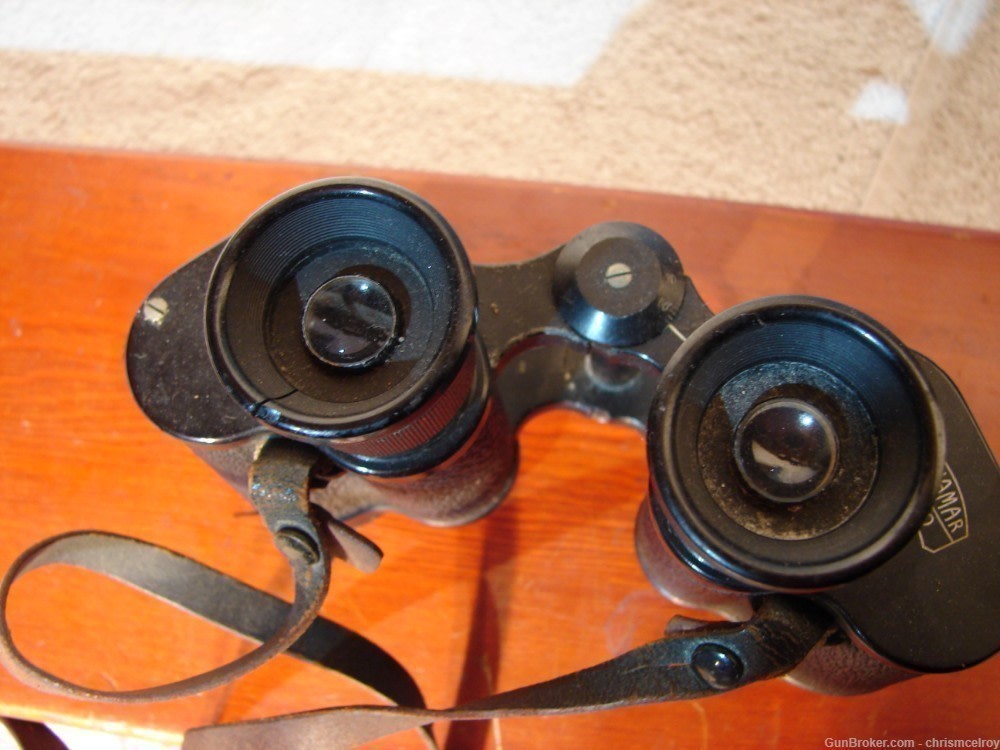 CARL ZEISS BINOCULARS MARKED SILVAMAR 6X30 NICE SHAPE OLD GOOD OPTICS-img-7