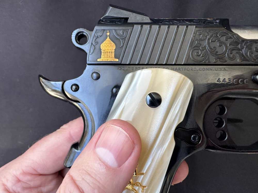 NIB Davidson's Colt Commander - Polished Blue - Gold - 1 of 500-img-6