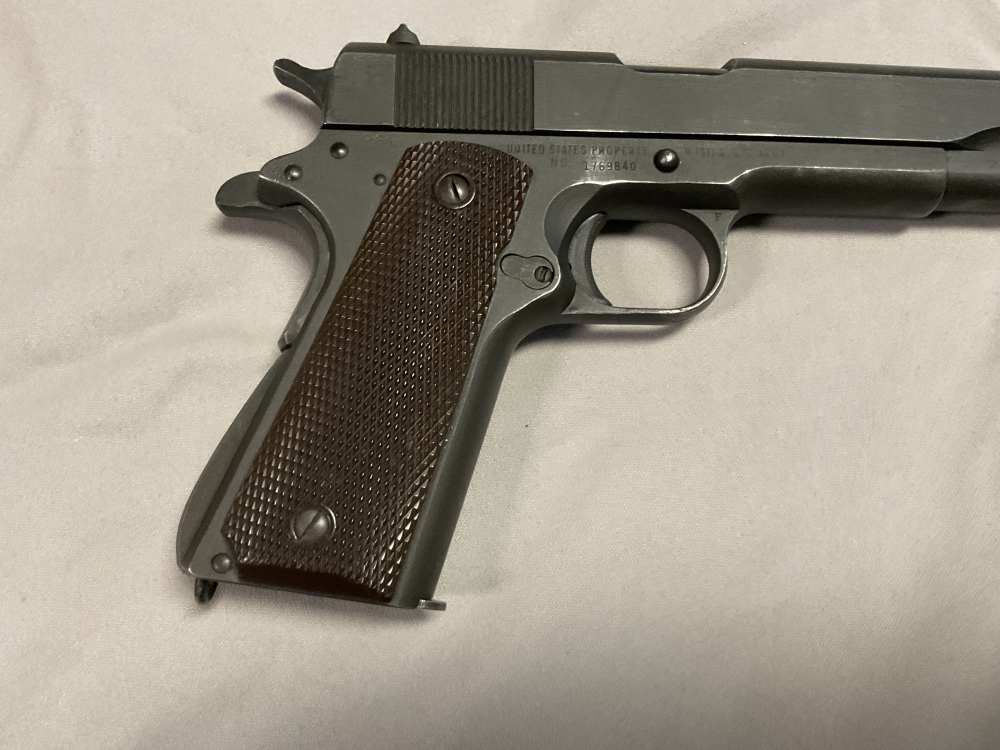 Remington Rand  1911 “US Government “  WW2  W/ 5 Magazine -img-4