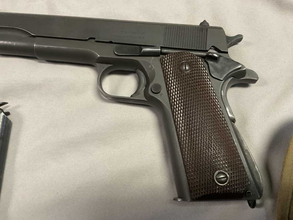 Remington Rand  1911 “US Government “  WW2  W/ 5 Magazine -img-8