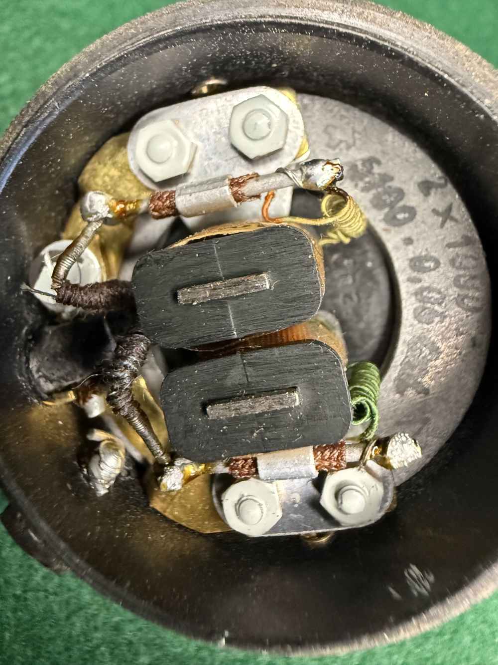 WWII German Panzer Crew Headset Throat Mic Dfh.b L38114 Intercom Rig WW2-img-3
