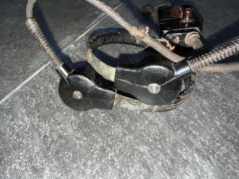 WW2 German Kmf b Throat Microphone Kehlkopfmikrofon Switch Panzer Luftwaffe-img-6