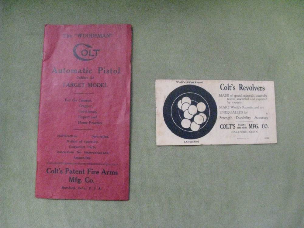 Early Colt Woodsman Target Model with box and papers!-img-4