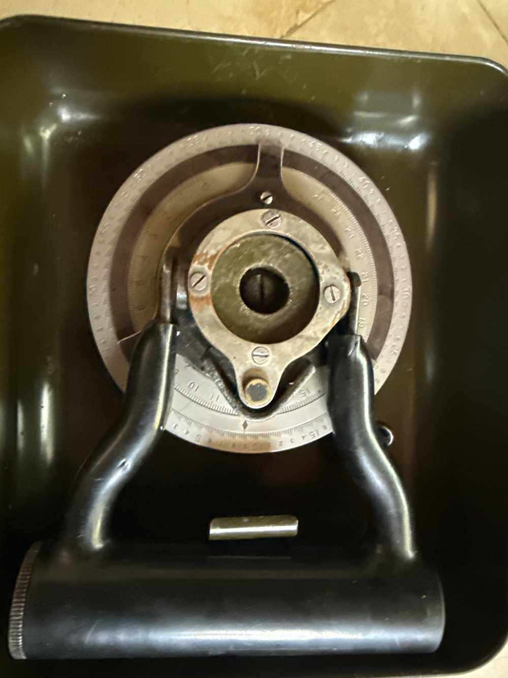Vintage US Military M26 Fuze Setter Tool Artillery Mortar Ordnance Gear Tit-img-0