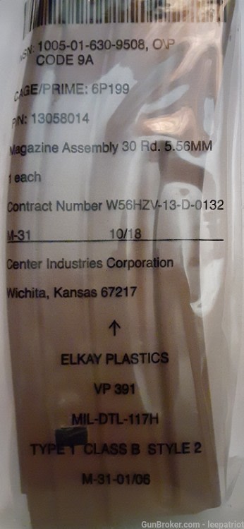 Five EPM AR15 M4 M16 SCAR 30RD Mags USGI Coyote Tan Blue Followers NJ-img-1