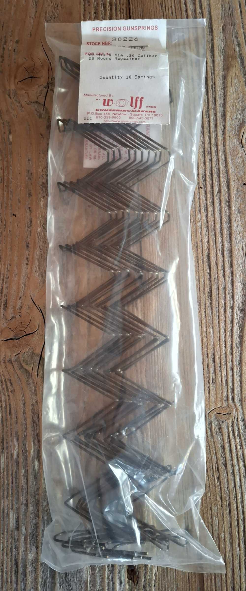 Lot of 10 Wolff Gunsprings M14 M1A Magazine Springs +5% Power Brand New-img-0