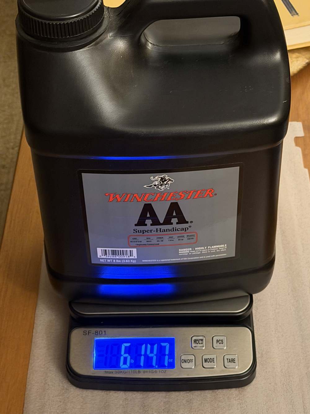 Winchester AA Super Handicap 8# jug of powder NO SHIPPING!-img-3
