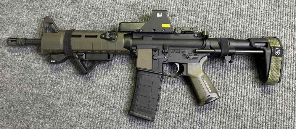 *BUILD* PSA PA-15 AR Semi Auto Pistol w/ 11.5" Barrel & 512 Eotech- 556NATO-img-1