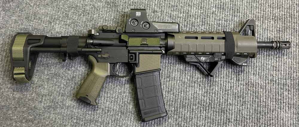 *BUILD* PSA PA-15 AR Semi Auto Pistol w/ 11.5" Barrel & 512 Eotech- 556NATO-img-0