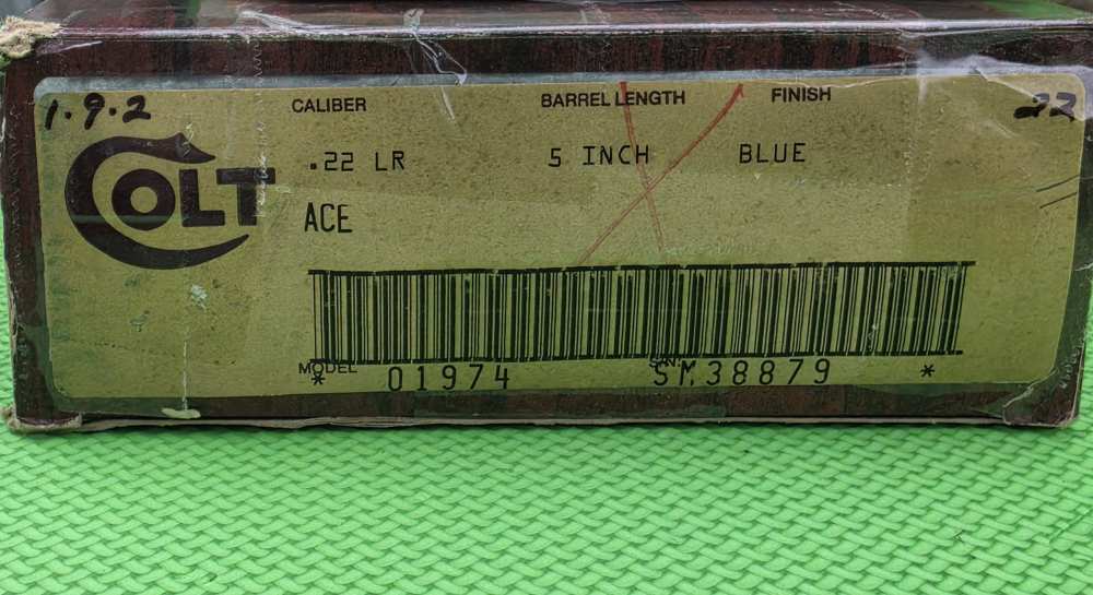 COLT SERVICE MODEL * ACE * 22 LR BORN 1980 * ROYAL BLUE SEMI-AUTOMATIC-img-3