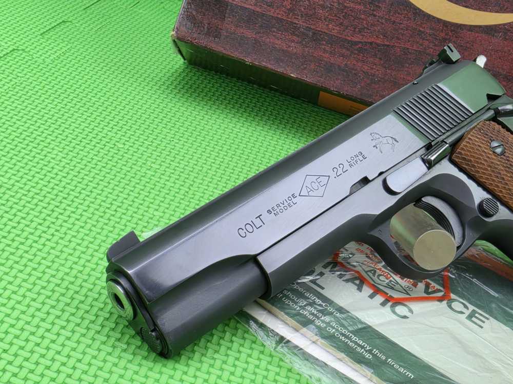 COLT SERVICE MODEL * ACE * 22 LR BORN 1980 * ROYAL BLUE SEMI-AUTOMATIC-img-5