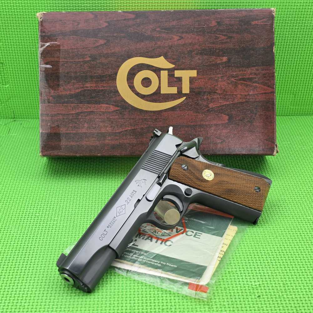 COLT SERVICE MODEL * ACE * 22 LR BORN 1980 * ROYAL BLUE SEMI-AUTOMATIC-img-8