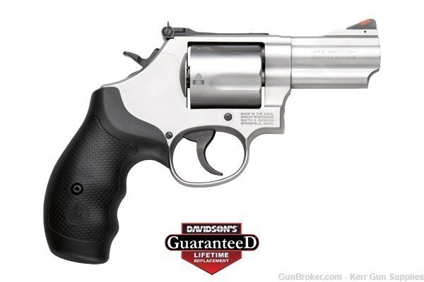 S&W 69 COMBAT MAGNUM .44Magnum 10064 SA/DA STAINLESS STEEL REVOLVER, NIB-img-0