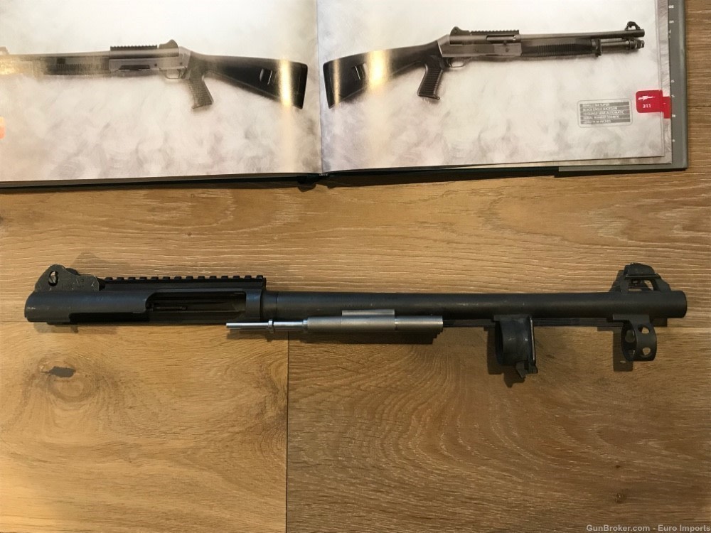 Benelli PROTOTYPE M4 M1014 Barrel Assembly Bayonet Lugs HK Grey Room Rare -img-4