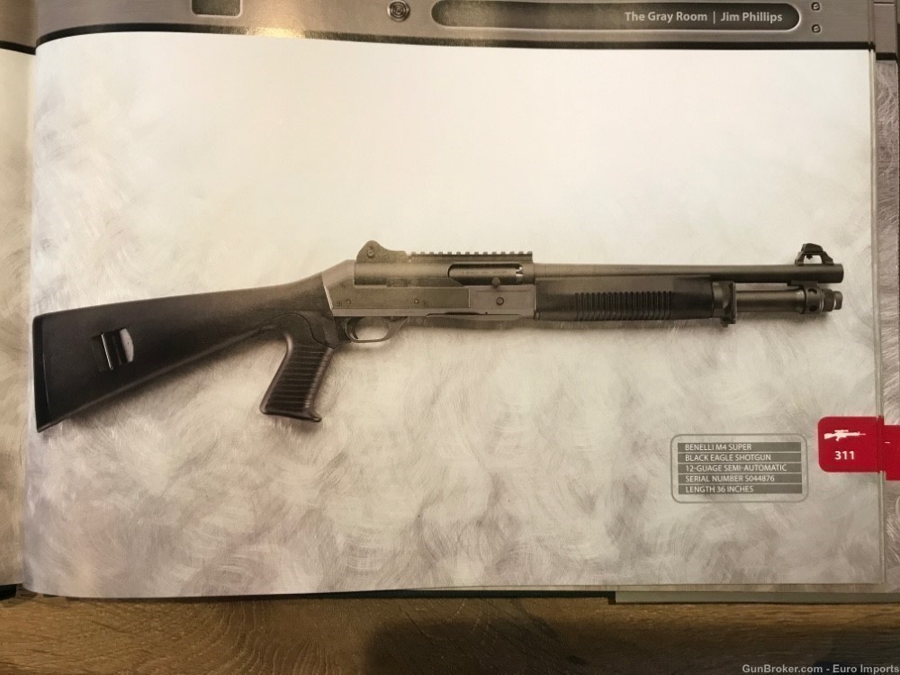 Benelli PROTOTYPE M4 M1014 Barrel Assembly Bayonet Lugs HK Grey Room Rare -img-2