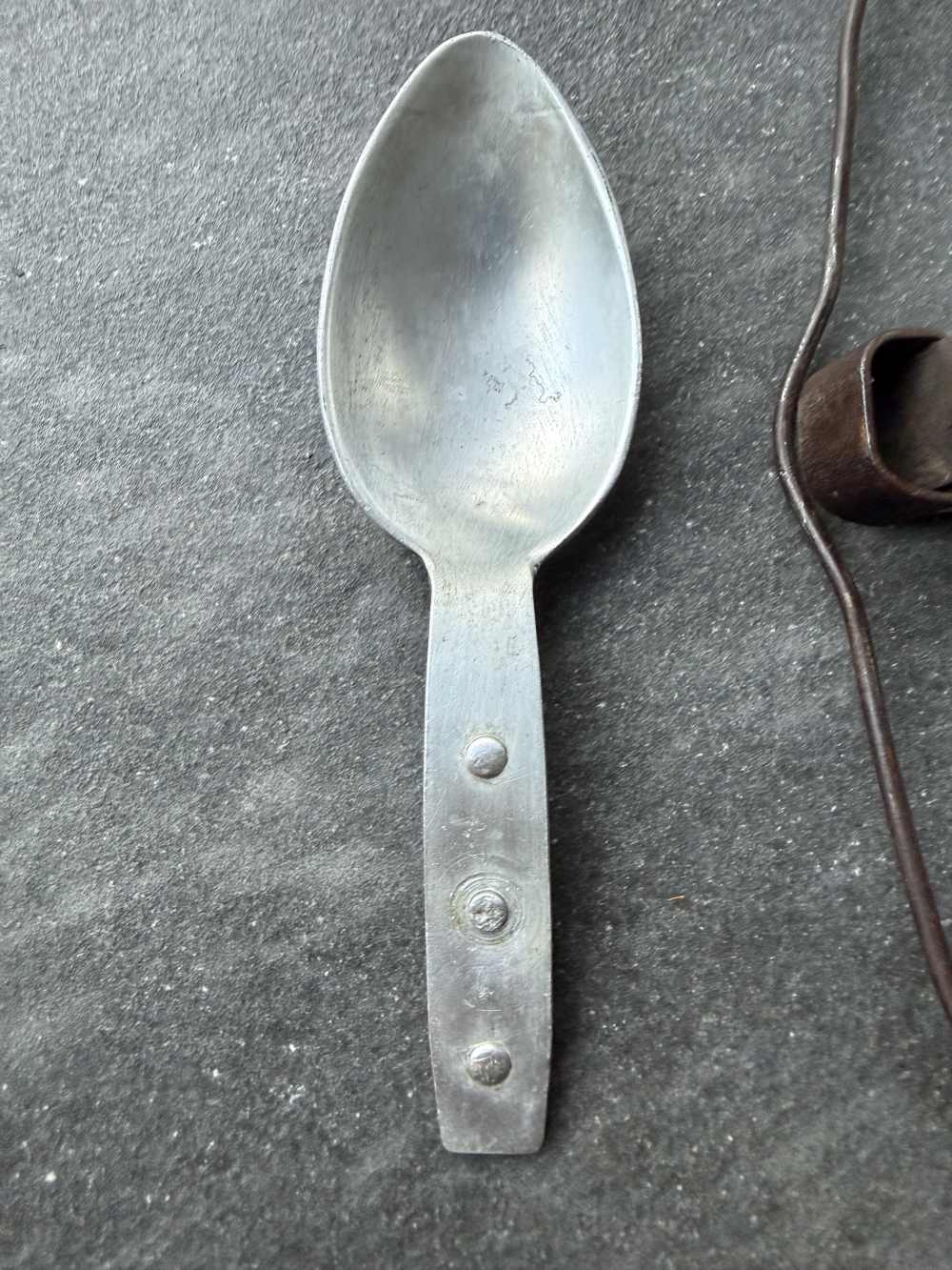 WWII German M31 Mess Kit Kochgeschirr Aluminum Cook Pot 1940 ESB Spoon C&CW-img-9