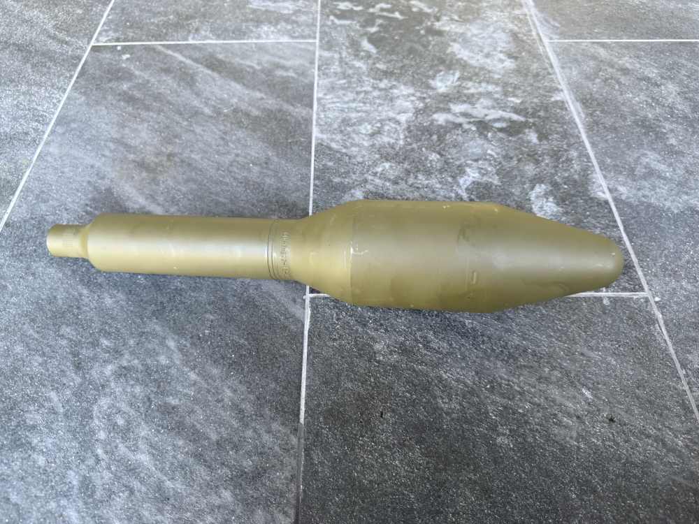 US M20 3.5 Inch Super Bazooka Inert HEAT Rocket Motor Warhead Cold War-img-0